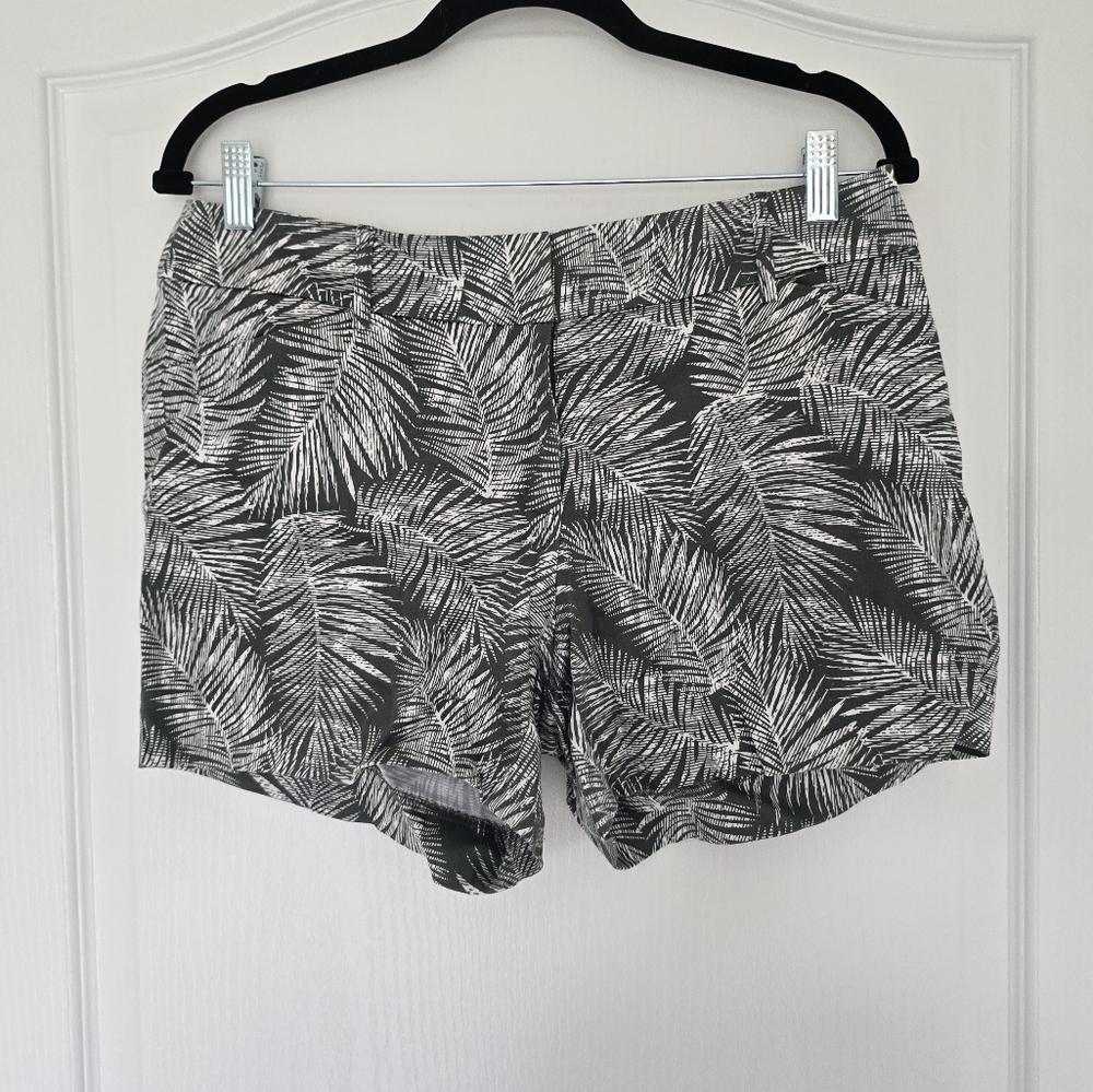 WHBM Leaf Print Shorts
